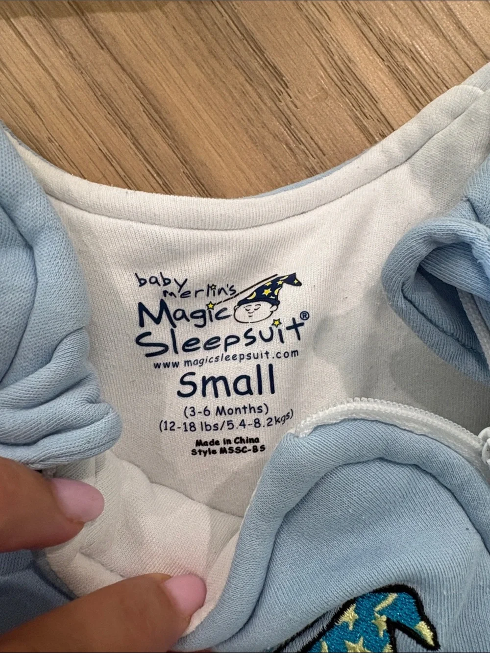 Baby Merlin pack blue